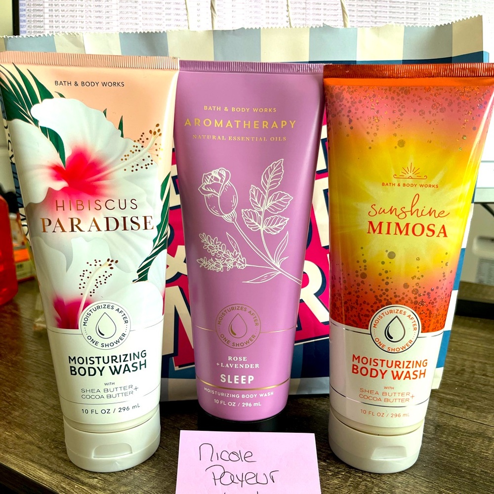 Bath and Body Works Body Wash Bundle